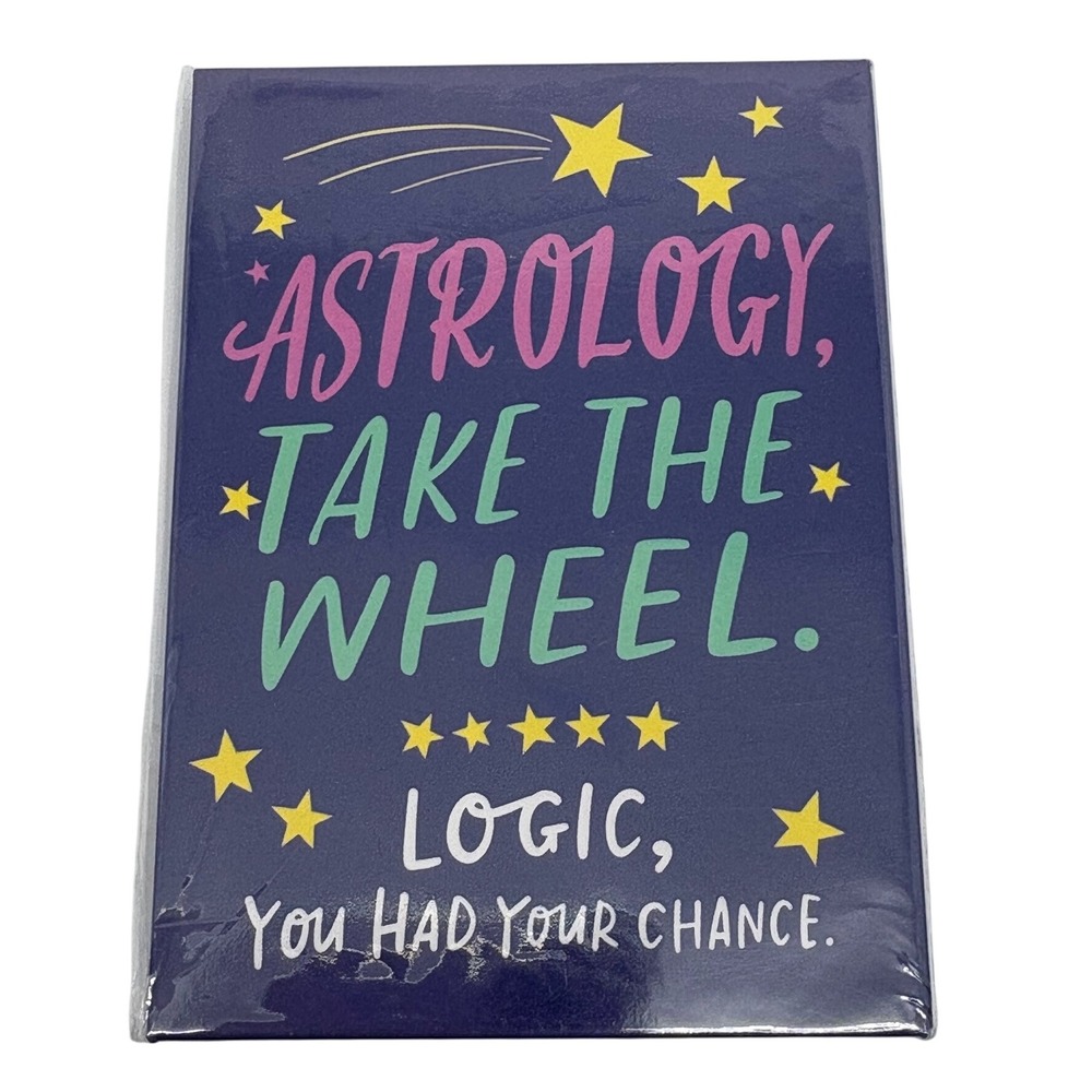 Emily McDowell Astrology Take‎ The Wheel Logic Magnet New Sealed BFF Birthday